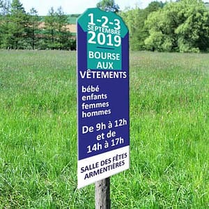 panneau 120 x 40 cm alvéolaire découpé à la forme