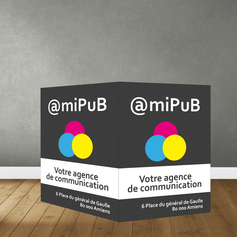 panneau alvéolaire double 60 x 40 cm avec rainurage